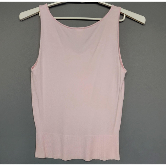 Old Navy Sweater Tank Womens Medium Lot of 2 Blue Pink Perfect Fit Knit V Neck - Picture 8 of 11